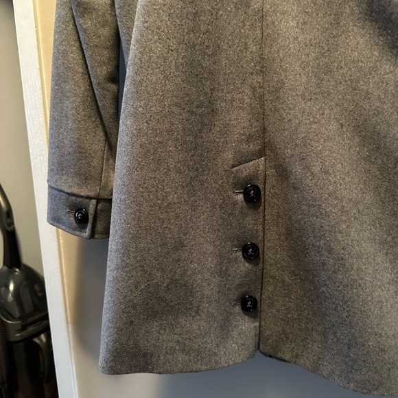 DKNY gray wool coat - Picture 3 of 3